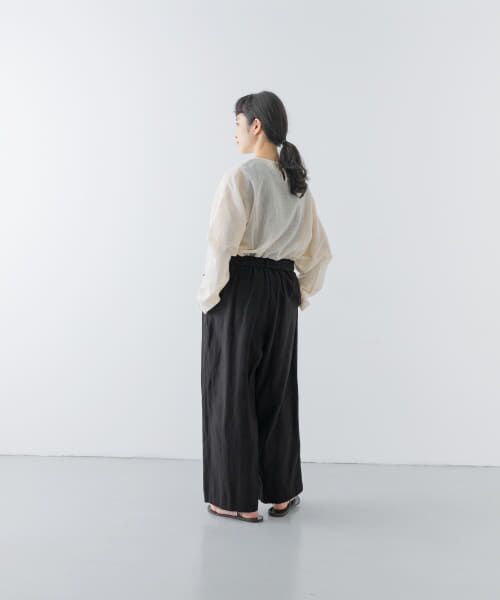 かぐれ　コットンリネンラップパンツ かぐれ｜コットンリネンラップパンツ | Rakuten Fashion(楽天