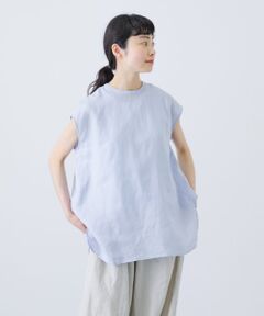 リネンフレンチクルーネック