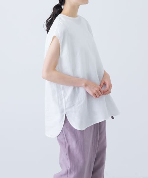 リネンフレンチクルーネック （シャツ・ブラウス）｜＊＊かぐれ