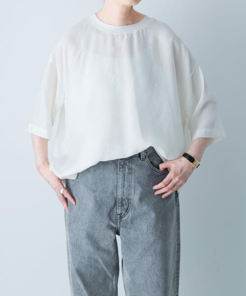 ＊＊かぐれ / かぐれ Tシャツ | キュプラプルオーバー（IVORY）