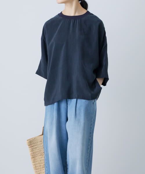 ＊＊かぐれ / かぐれ Tシャツ | キュプラプルオーバー（NAVY）