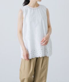 ＊＊かぐれ / かぐれ シャツ・ブラウス | 刺繍ノースリーブプルオーバー