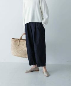 デニムクロップドパンツ