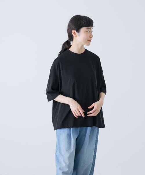 ＊＊かぐれ / かぐれ Tシャツ | ハイツイストコットン半袖Tシャツ（BLACK）