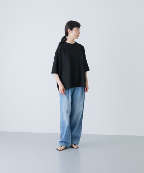 かぐれ　半袖スウェット 美品 Kagure かぐれ コットンリヨセル半袖スウェット 日本製