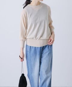 ＊＊かぐれ / かぐれ ニット・セーター | コットンエアリー7分袖プルオーバー