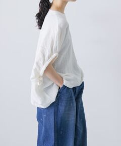 パナマギャザースリーブプルオーバー