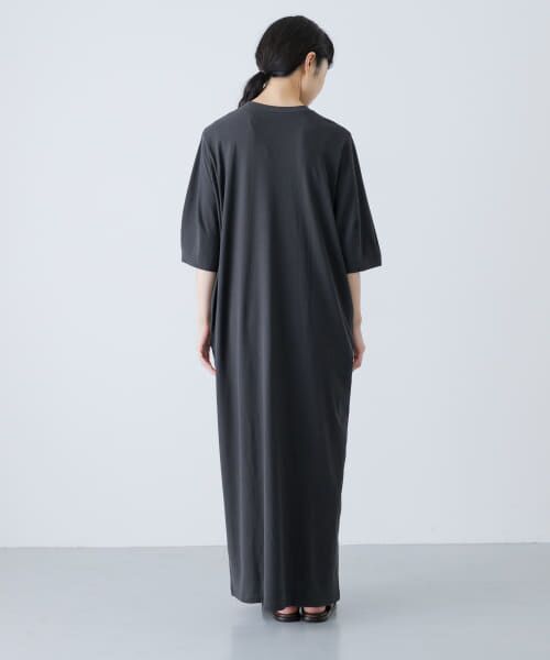 ★かぐれ ウールサージワンピース 日本製 黒 ブラック 長袖 ニットkagure ☆かぐれ ウールサージワンピース 日本製 黒 ブラック 長袖