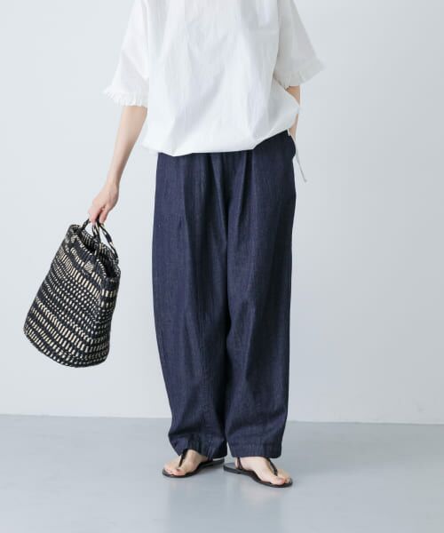 デニムボリュームパンツ （デニムパンツ）｜＊＊かぐれ / かぐれ