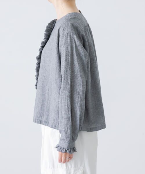 コットンスクエアポンチョシャツ ブラック かぐれ コットンスクエア