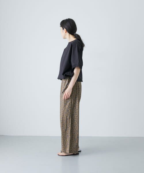 コットン小花柄イージーパンツ （その他パンツ）｜＊＊かぐれ / かぐれ  