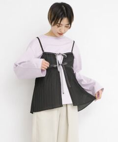 シフォンプリーツビスチェ∴