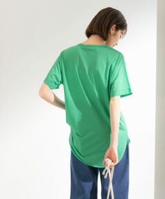 クルーネックシアーTシャツ