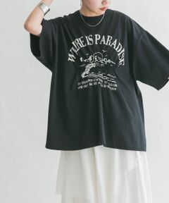 シャーリングプリントTEE