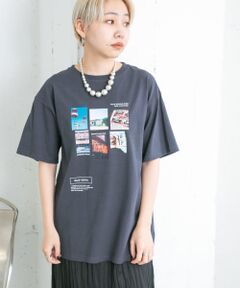 <b>【着るだけでこなれ感を演出するフォトプリントTシャツ】</b><br>ゆったりめのTシャツにフォトプリントを施した、着るだけでこなれ感を演出するトップス。着心地の良い綿100%素材やご自宅でお洗濯できる点が嬉しいですね。3色とも異なるフォトプリントなのでお好きなカラーをお選びください◎<br><br><b>POINT</b><br>・こなれ感を演出するフォトプリントデザイン<br>・楽な着心地が叶うゆったりめのシルエット<br>・綿100%素材<br><br><b>COORDINATE</b><br>デニムやベスト合わせと相性抜群です◎甘めなスカートやキャミワンピースのインナーとしてもぴったりな1着です。<br><br>【2023 Spring/Summer】<br><br>※商品画像は、光の当たり具合やパソコンなどの閲覧環境により、実際の色味と異なって見える場合がございます。予めご了承ください。<br>※商品の色味の目安は、商品単体の画像をご参照ください。<br><br><b>▼お気に入り登録のおすすめ▼</b><br>お気に入り登録商品は、マイページにて現在の価格情報や在庫状況の確認が可能です。<br>お買い物リストの管理に是非ご利用下さい。<br><br><h4 class="material">素材感</h4><br><b class="line-height-120p">透け感 : ややあり(OFF, WHITE)<br>伸縮性 : ややあり<br>裏地 : なし<br>光沢 : なし<br>ポケット : なし</b>