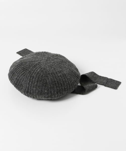 KBF / ケービーエフ ハンチング・キャスケット・ベレー帽 | リボン付きニットベレー帽 | 詳細14