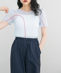 バックオープンメッシュTEE