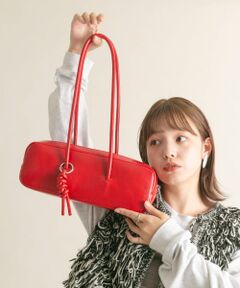 チャーム付きロングショルダーBAG