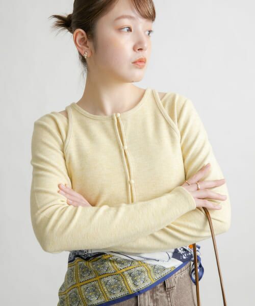 KBF/ケービーエフ ベストSETロンTEE YELLOW one KBF/ケービーエフ ベストSETロンTEE YELLOW one