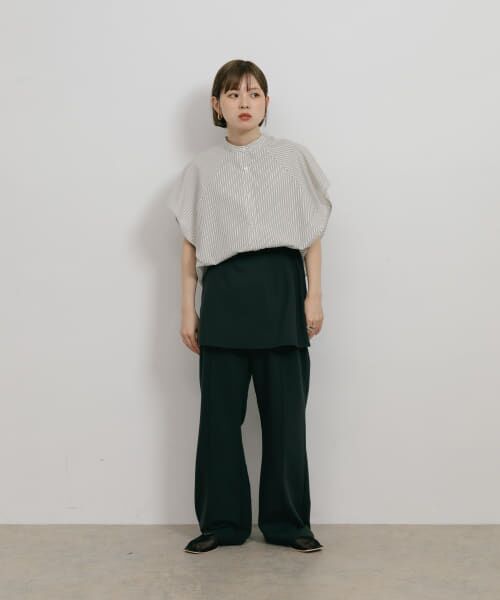 ◆boohoo◆ボックス型ストライプシャツ / ストレートブルー SIDOGRAS】イエロー×ブルー オックス ストライプ ドレスシャツ