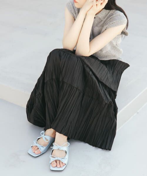 RANDA｜ビッグサテンリボンミュール | Rakuten Fashion(楽天
