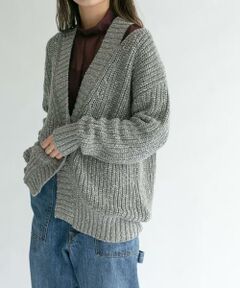 KBF / ケービーエフ カーディガン・ボレロ | ショルダースリットBIGカーディガン