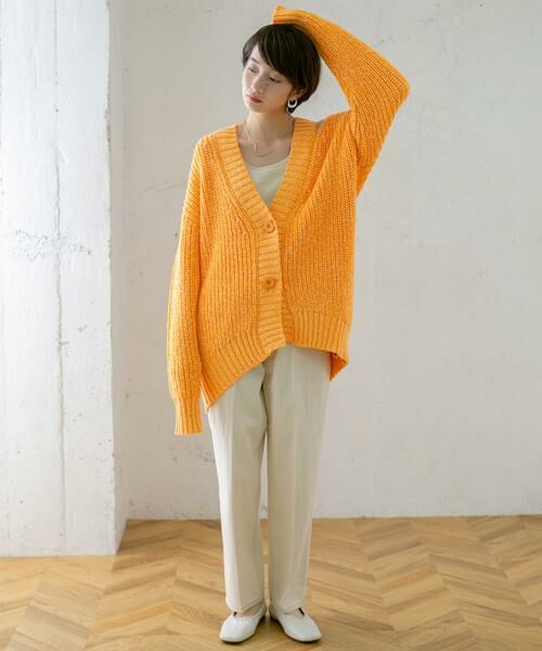 KBF / ケービーエフ カーディガン・ボレロ | ショルダースリットBIGカーディガン | 詳細7