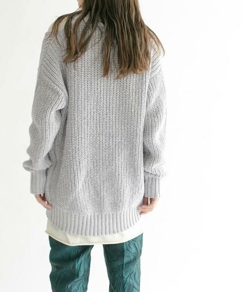 KBF / ケービーエフ カーディガン・ボレロ | ショルダースリットBIGカーディガン | 詳細11