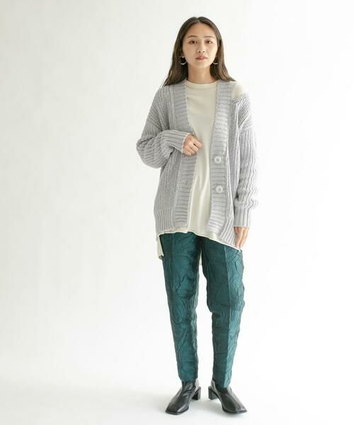 KBF / ケービーエフ カーディガン・ボレロ | ショルダースリットBIGカーディガン | 詳細12