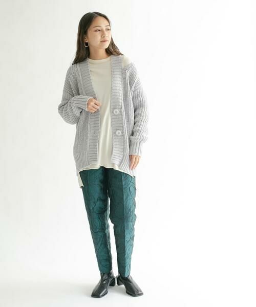 KBF / ケービーエフ カーディガン・ボレロ | ショルダースリットBIGカーディガン | 詳細13