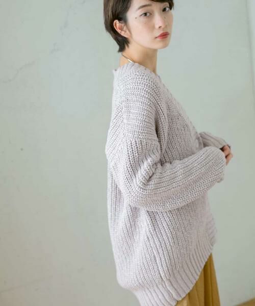 KBF / ケービーエフ カーディガン・ボレロ | ショルダースリットBIGカーディガン | 詳細14