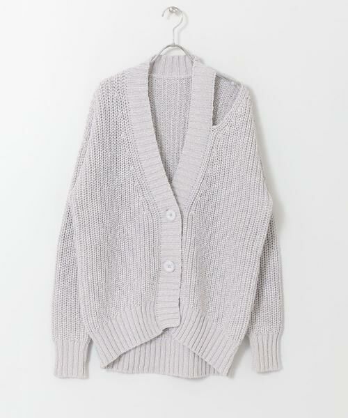 KBF / ケービーエフ カーディガン・ボレロ | ショルダースリットBIGカーディガン | 詳細17