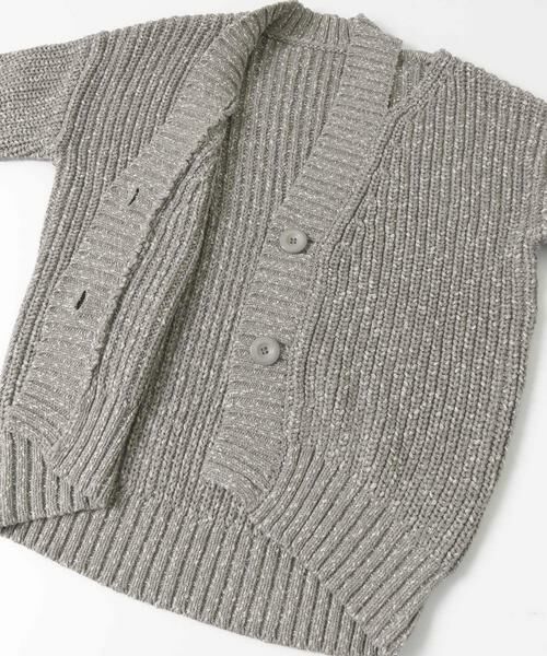 KBF / ケービーエフ カーディガン・ボレロ | ショルダースリットBIGカーディガン | 詳細30
