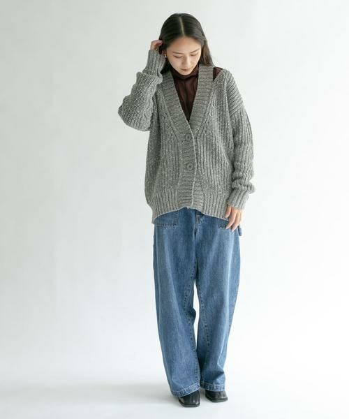 KBF / ケービーエフ カーディガン・ボレロ | ショルダースリットBIGカーディガン | 詳細20