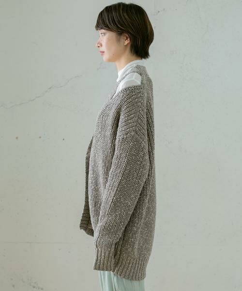 KBF / ケービーエフ カーディガン・ボレロ | ショルダースリットBIGカーディガン | 詳細26