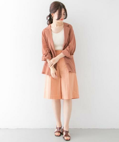 KBF / ケービーエフ ショート・ハーフ・半端丈パンツ | フロントタックハーフパンツ∴ | 詳細10