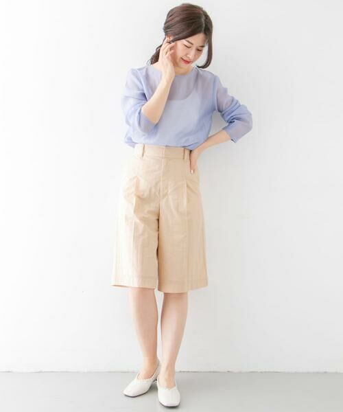 KBF / ケービーエフ ショート・ハーフ・半端丈パンツ | フロントタックハーフパンツ∴ | 詳細13
