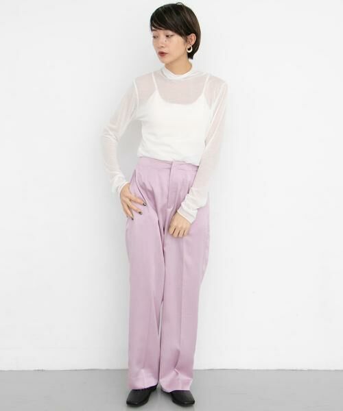 KBF / ケービーエフ その他パンツ | シャイニーセンタープレスパンツ∴ | 詳細4