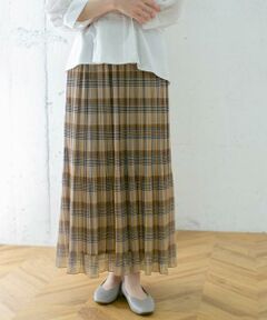 KBF / ケービーエフ スカート | チェック消しプリーツスカート∴