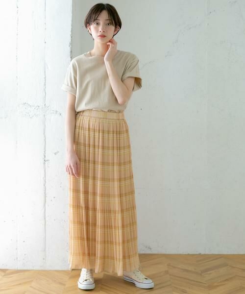 KBF / ケービーエフ スカート | チェック消しプリーツスカート∴ | 詳細2