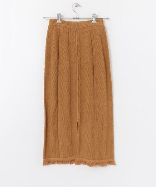 KBF / ケービーエフ スカート | タイトフリンジニットスカート | 詳細8