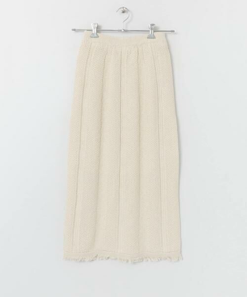 KBF / ケービーエフ スカート | タイトフリンジニットスカート | 詳細12