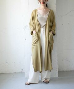 KBF / ケービーエフ その他アウター | カラーパイピングガウン∴