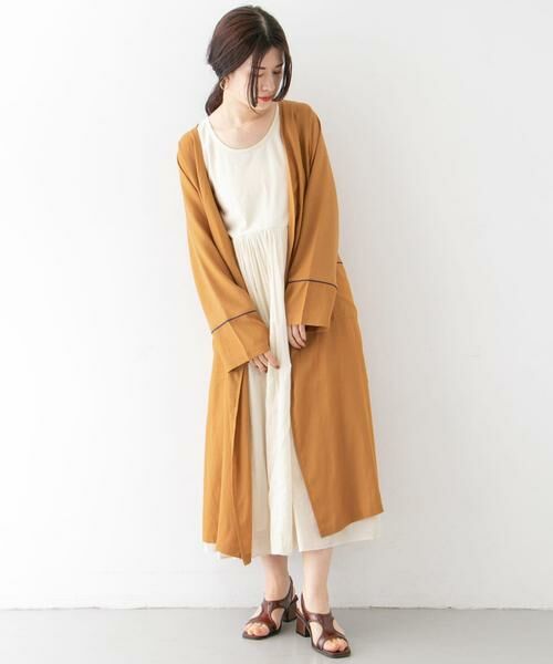 KBF / ケービーエフ その他アウター | カラーパイピングガウン∴ | 詳細2