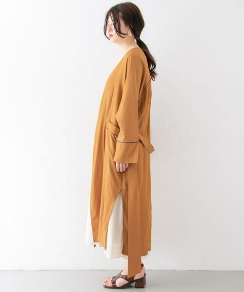 KBF / ケービーエフ その他アウター | カラーパイピングガウン∴ | 詳細4