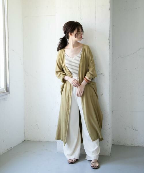 KBF / ケービーエフ その他アウター | カラーパイピングガウン∴ | 詳細12