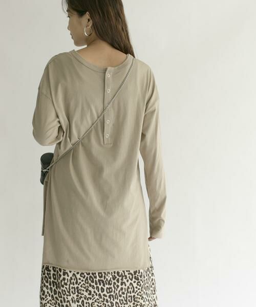 KBF / ケービーエフ Tシャツ | バックヘンリーオーバーサイズTシャツ | 詳細19