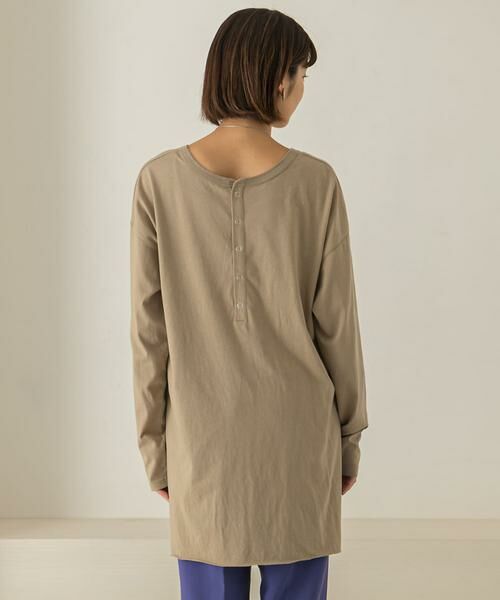 KBF / ケービーエフ Tシャツ | バックヘンリーオーバーサイズTシャツ | 詳細30