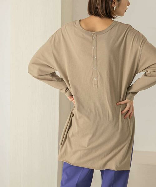 KBF / ケービーエフ Tシャツ | バックヘンリーオーバーサイズTシャツ | 詳細24