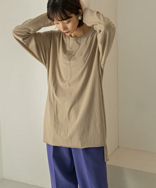 KBF / ケービーエフ Tシャツ | バックヘンリーオーバーサイズTシャツ | 詳細26